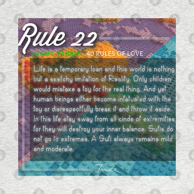 40 RULES OF LOVE - 22 by Fitra Design